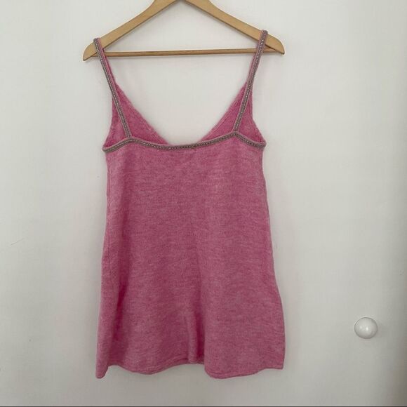 ZARA Wool Alpaca Beaded Strappy Dress - Picture 10 of 12